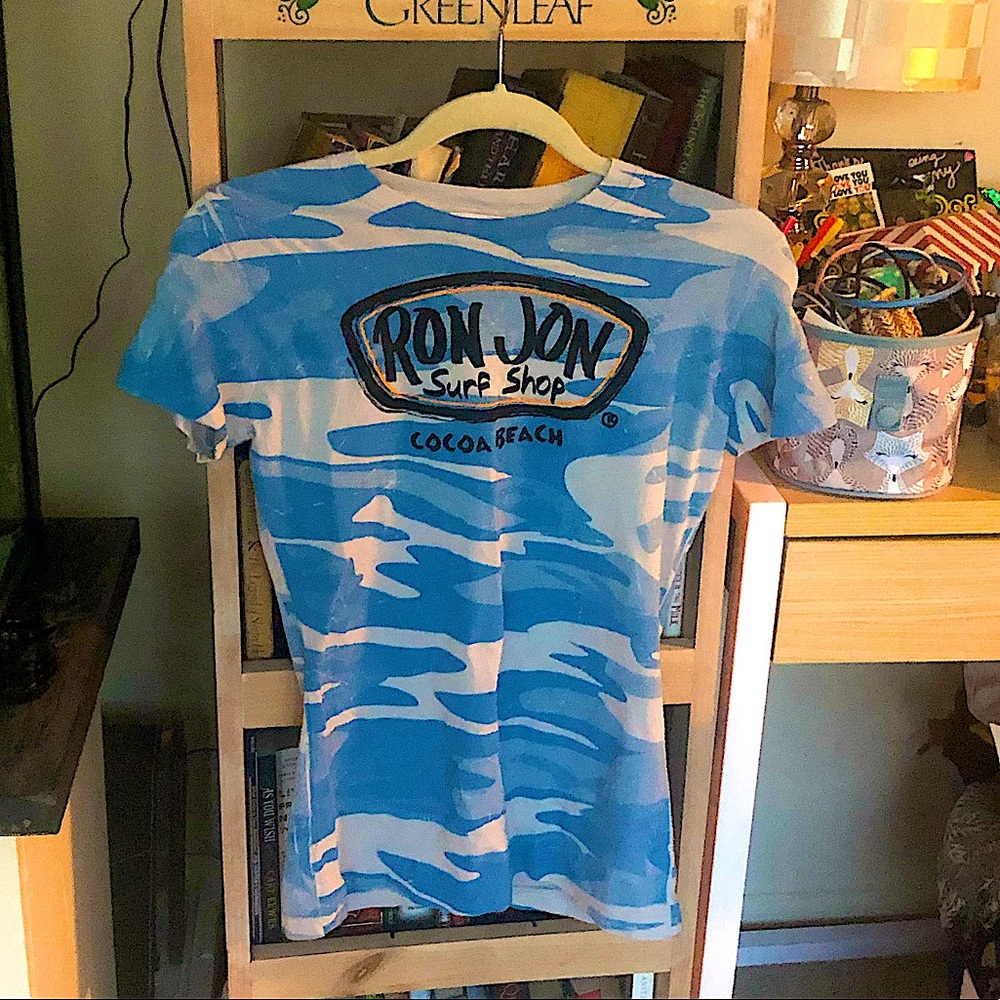 Ron Jon Tight Blue Camo Tee